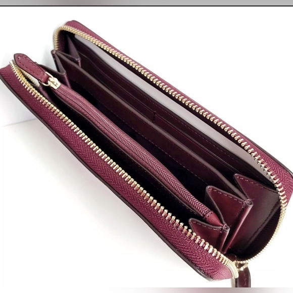 ❤🤍♠️KATE SPADE♠️🤍❤️ Jana Foliage Large Continental Wallet NWT - Picture 6 of 7